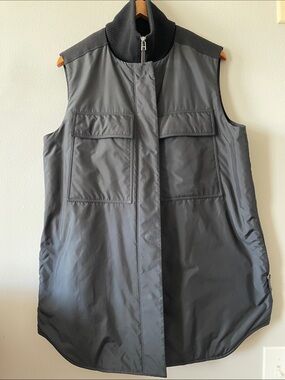 Lafayette 148 New York Willis Layered Down Puffer Vest Large